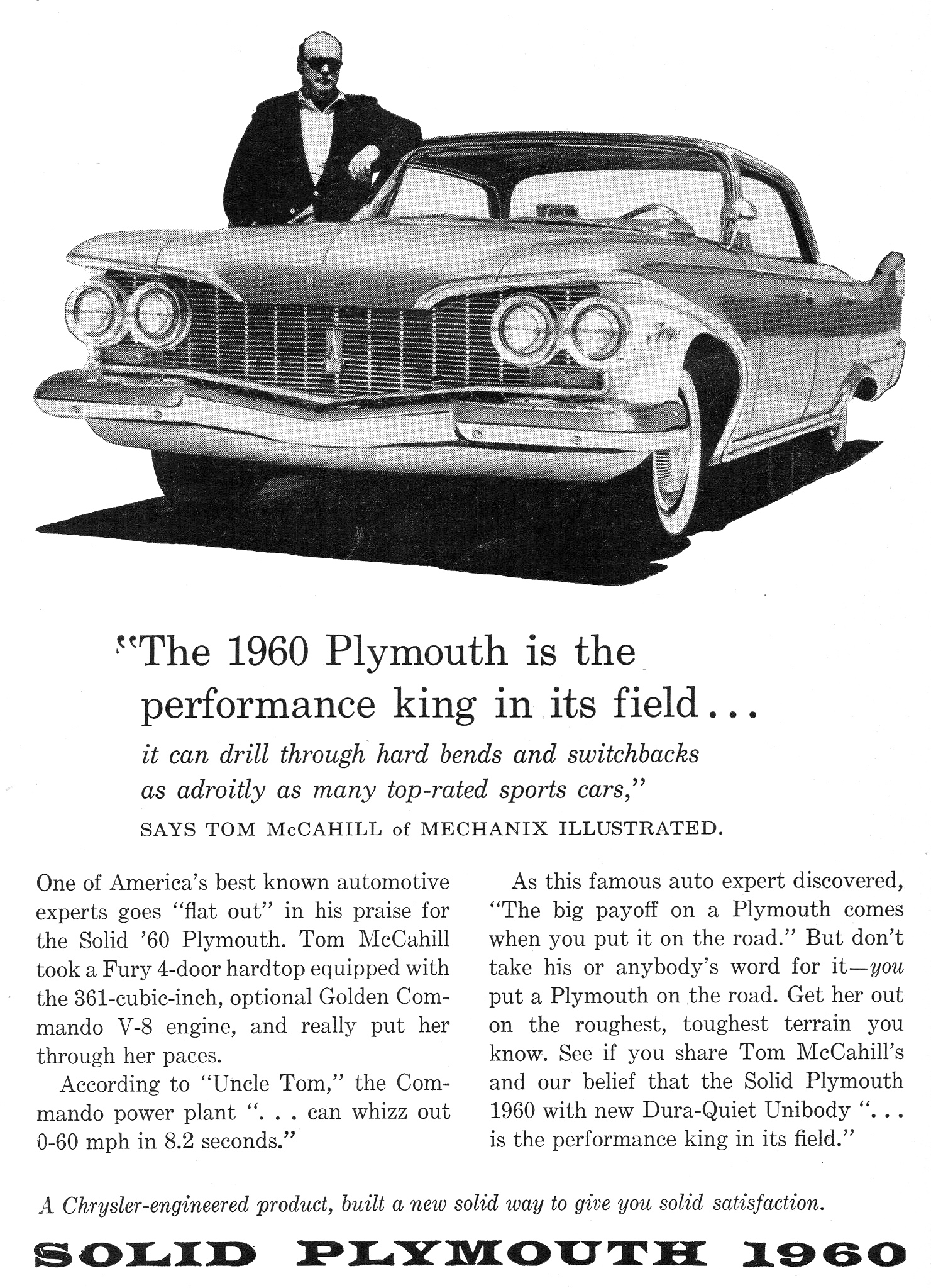 1960 Plymouth Fury 4 Door Hardtop